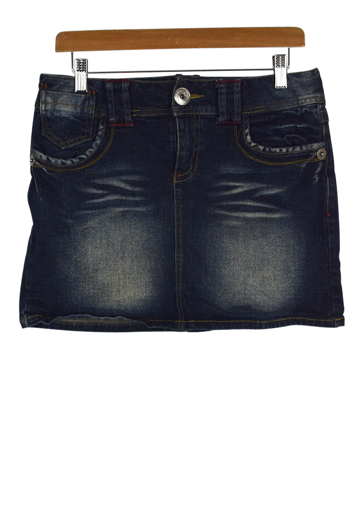 Denim Mini Skirt