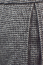 Load image into Gallery viewer, Black White Knitted Zip Jacket
