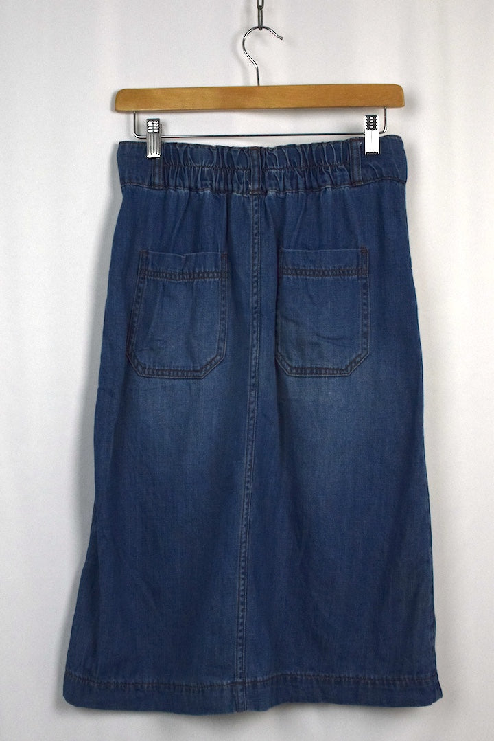 Reworked Denim Skirt