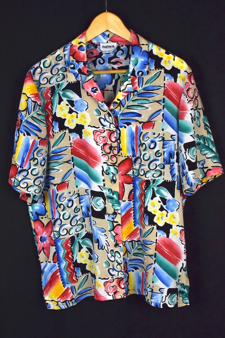 Colourful Abstract Blouse