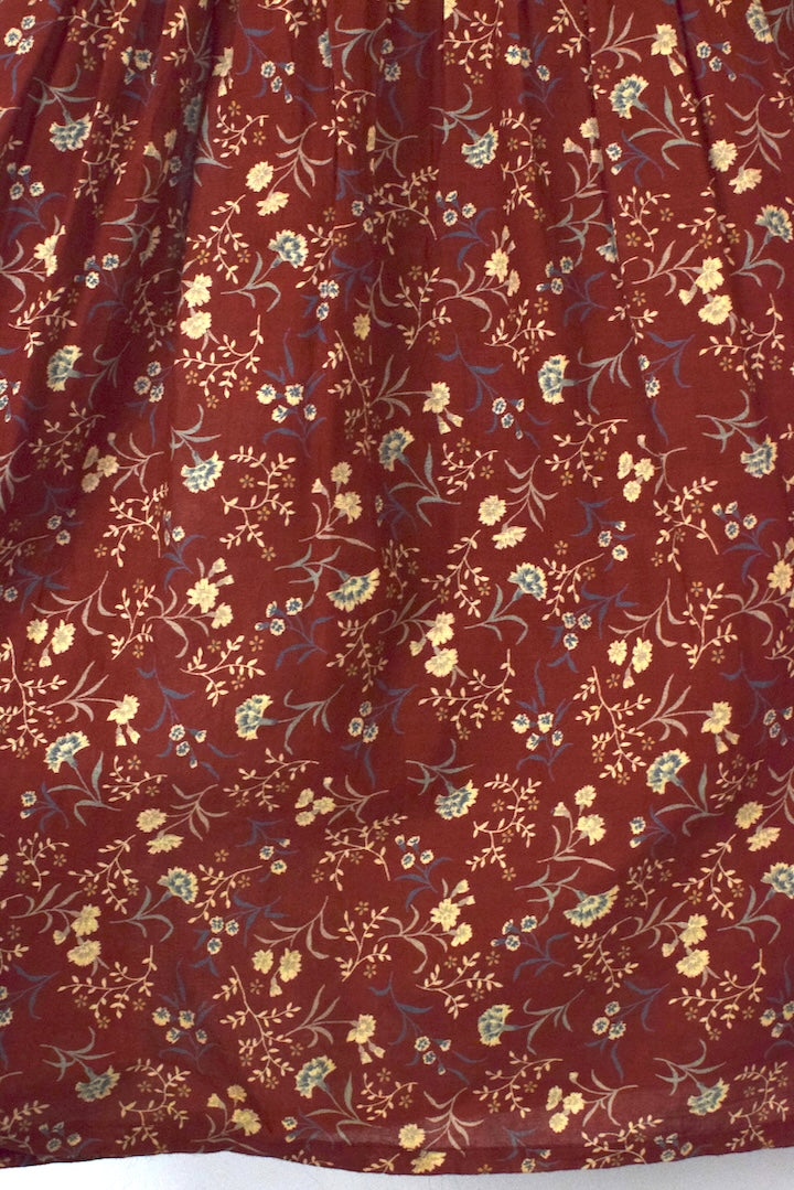 Reworked Floral Print Skirt