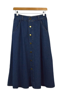 Reworked Denim Skirt