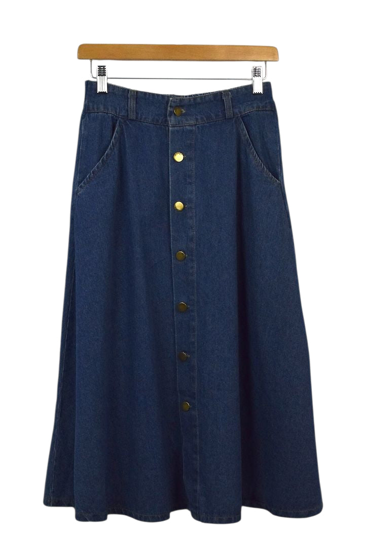 Reworked Denim Skirt