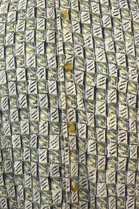 Abstract Tile Print Shirt
