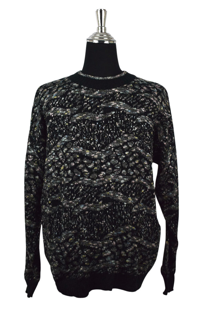 Pastel Abstract Pattern Knitted Jumper