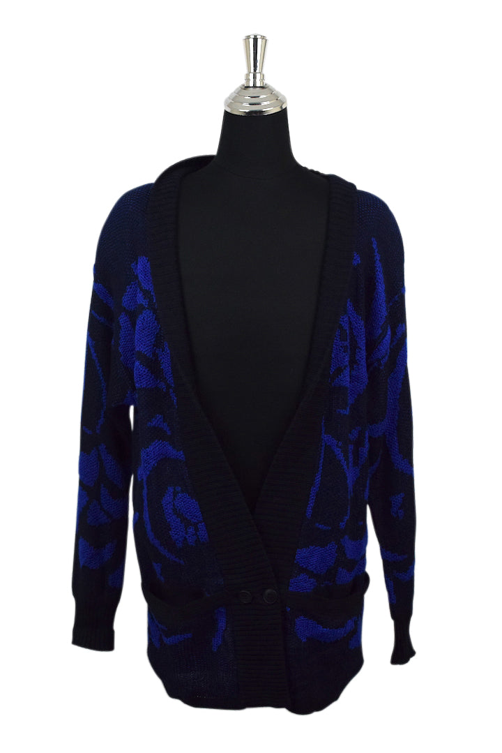 Navy Knitted Cardigan
