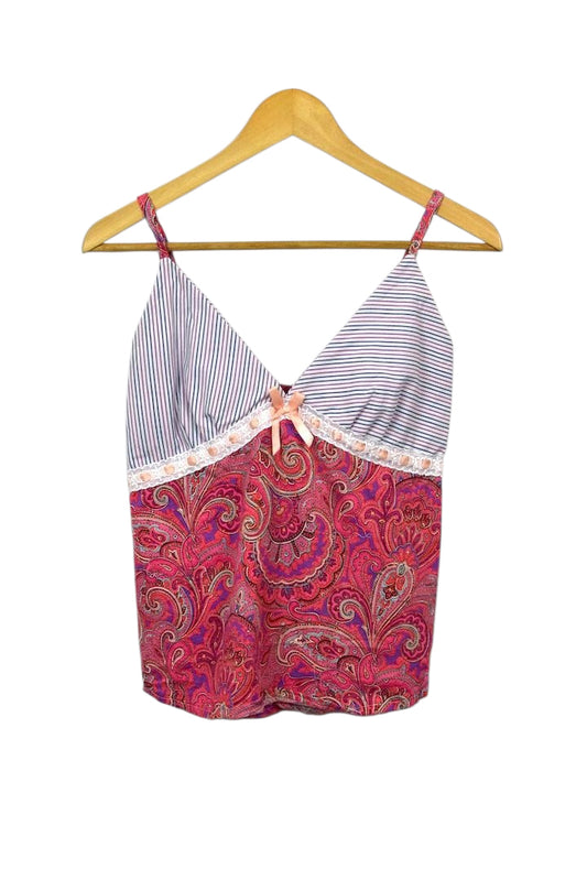 Reworked Paisley Print Top