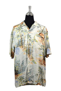 Tropical Island Print Shirt