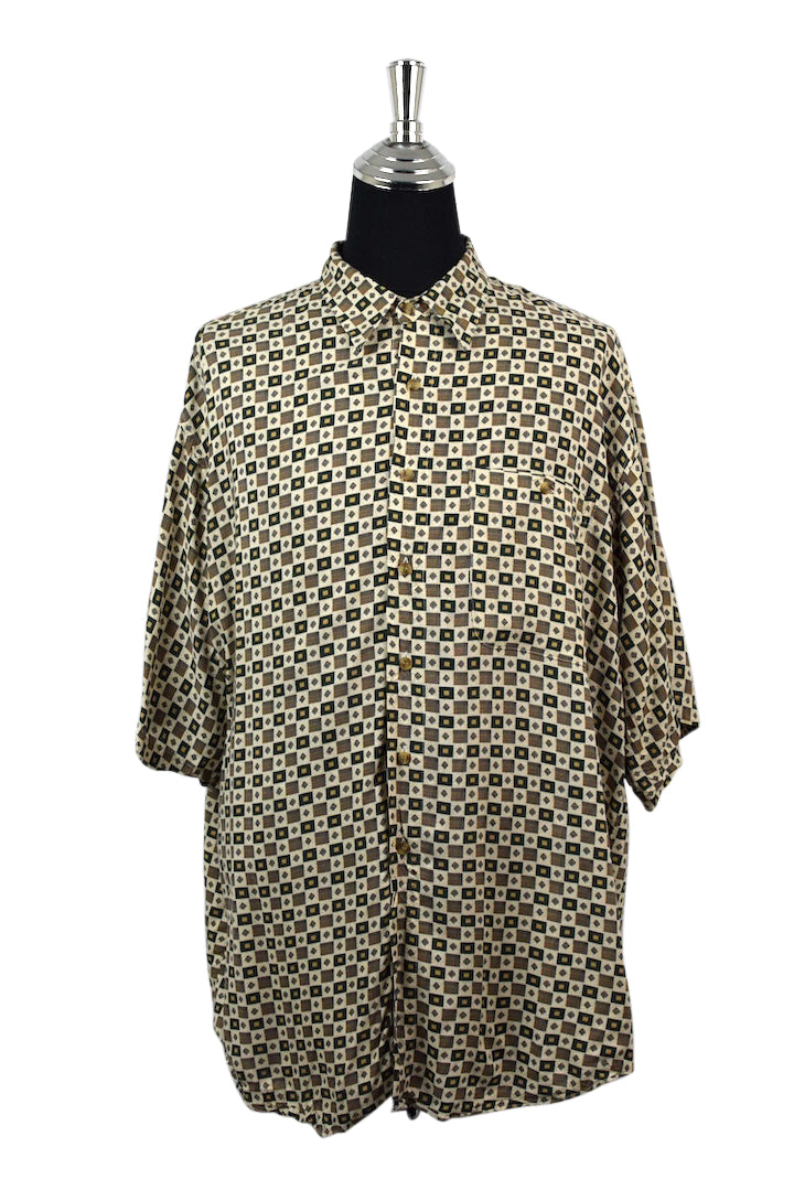 Square Diamond Print Shirt