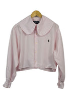 Load image into Gallery viewer, Reworked Cropped Ralph Lauren Brand Top
