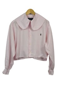 Reworked Cropped Ralph Lauren Brand Top