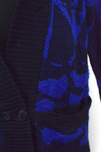Load image into Gallery viewer, Navy Knitted Cardigan
