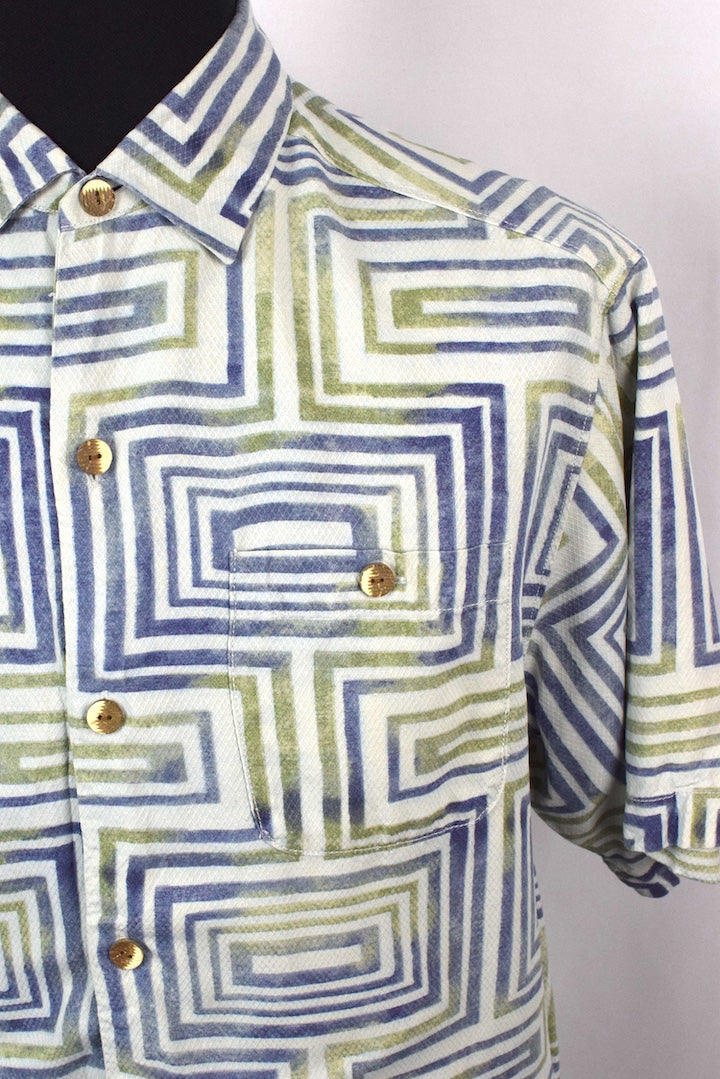 Abstract Print Party Shirt