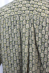 Abstract Tile Print Shirt