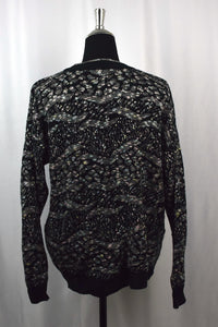 Pastel Abstract Pattern Knitted Jumper
