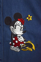Load image into Gallery viewer, 90s Mickey, Minnie Mouse Denim Top

