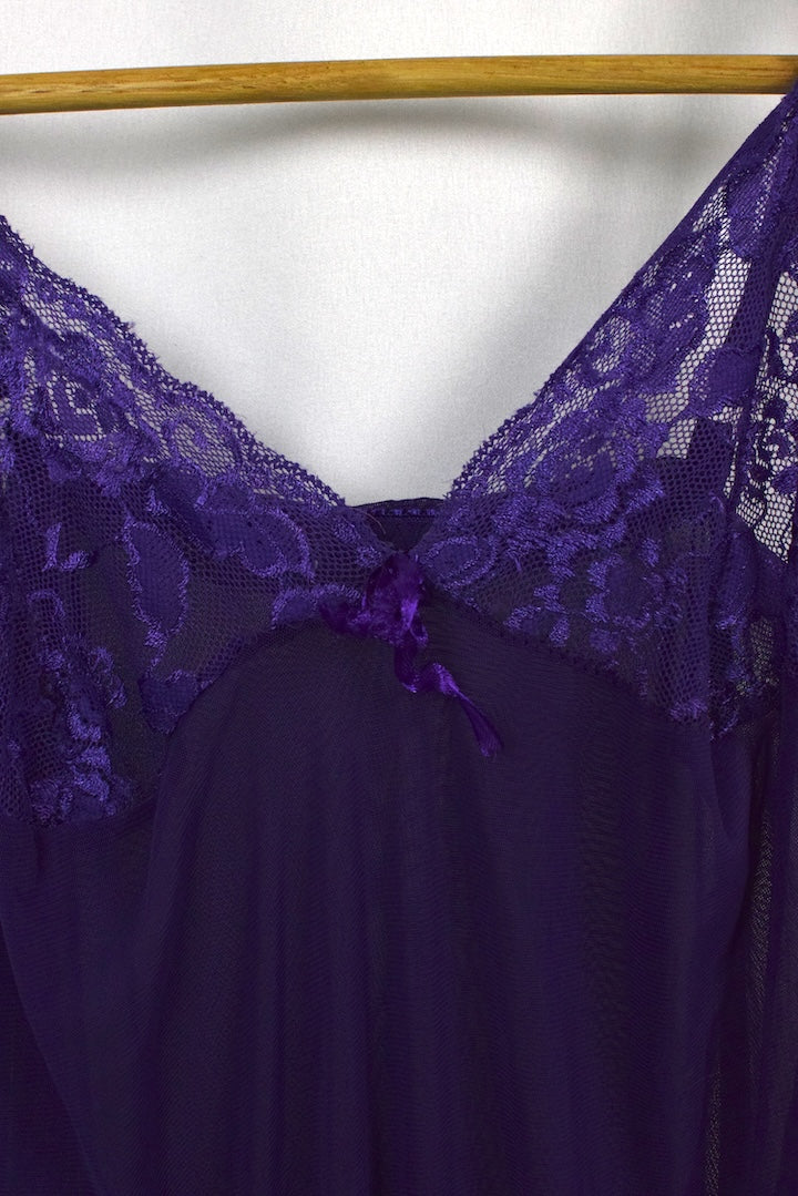 Purple Slip Chemise