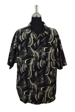 Load image into Gallery viewer, Black and White Swirl Print Shirt
