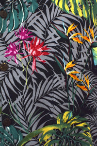 Leaf Print Hqwaiian Shirt