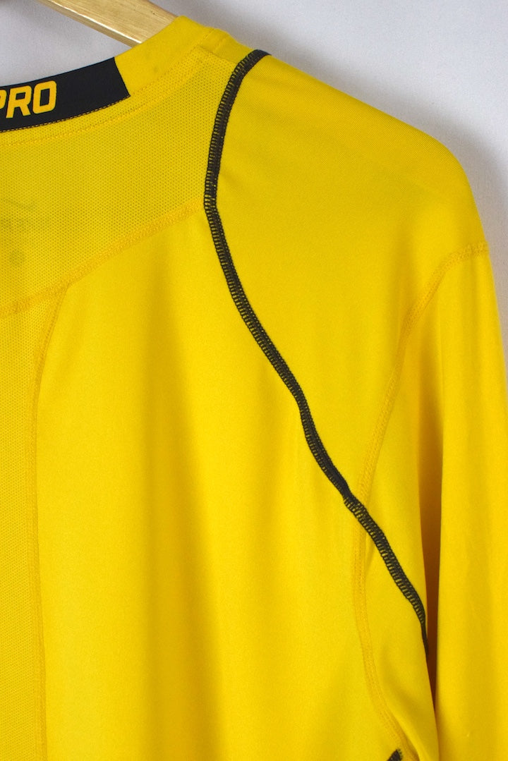 Yellow Nike Brand Long sleeve T-shirt