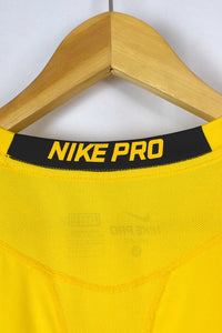 Yellow Nike Brand Long sleeve T-shirt