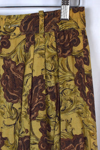 Reworked Floral Print Skirt