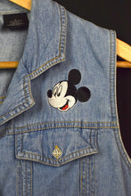 Load image into Gallery viewer, 90s Mickey Mouse Denim Shirt

