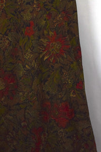 Reworked Floral Print Skirt