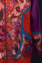 Load image into Gallery viewer, 80s Abstract Leaf Print Spray Jacket
