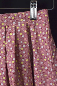 Reworked Floral Print Skirt
