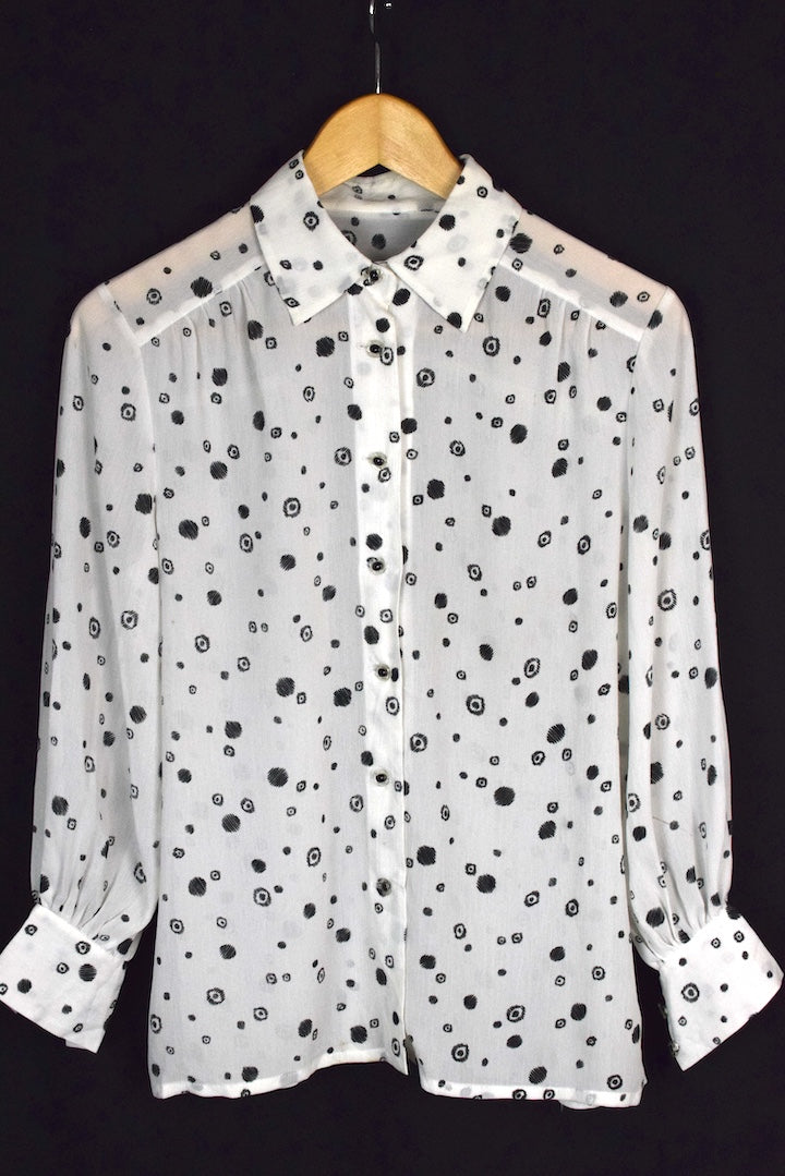 Reworked Sheer Blouse