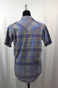 80s Wrangler Brand Checkered Western Shirt