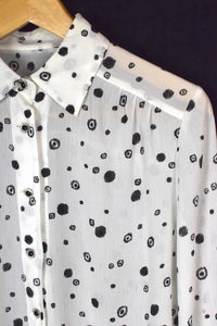 Reworked Sheer Blouse