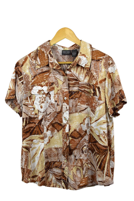 Leaf Print Shirt