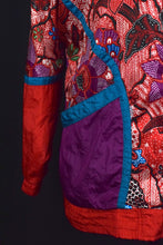 Load image into Gallery viewer, 80s Abstract Leaf Print Spray Jacket
