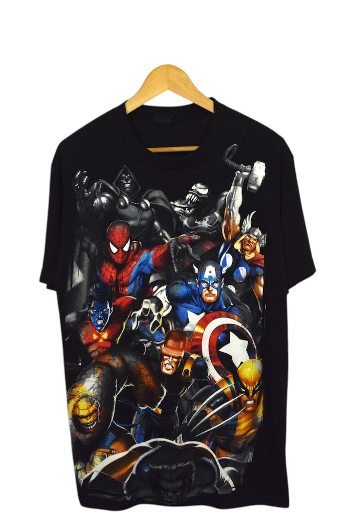 Marvel Super Heroes And Villain T-shirt