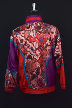 Load image into Gallery viewer, 80s Abstract Leaf Print Spray Jacket
