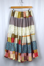 Load image into Gallery viewer, Reworked Patchwork Style Skirt
