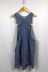 90s Ladies Mickey Mouse Denim Overalls