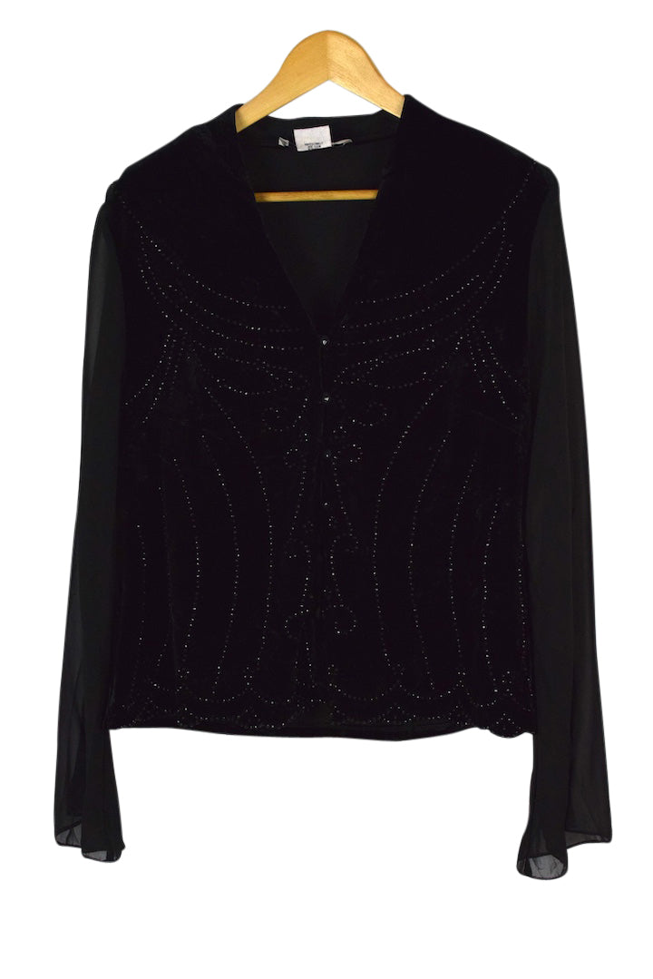 80s/90s J.R. Nites brand Velvet Top