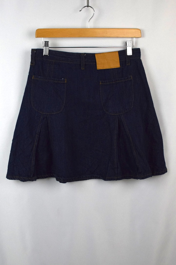 Denim Mini Skirt