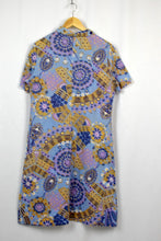 Load image into Gallery viewer, 70s Dacron Brand Abstract Print Dress
