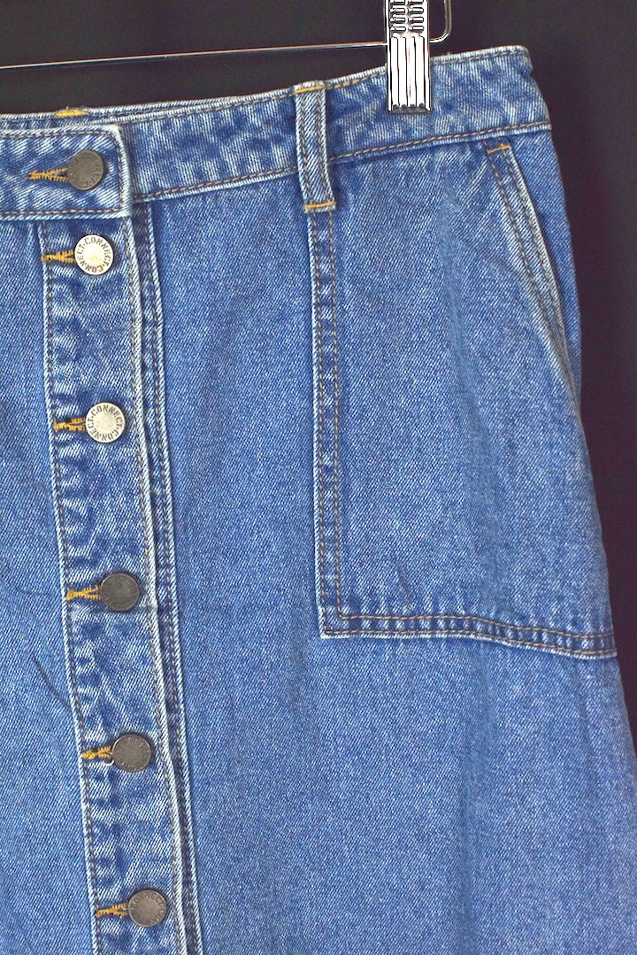 Denim Maxi Skirt