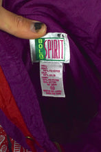 Load image into Gallery viewer, 80s Abstract Leaf Print Spray Jacket
