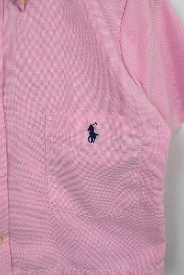 Reworked Ralph Lauren Brand Crop Top