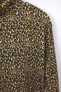 Fashion Bug Brand Leopard Print Turtleneck