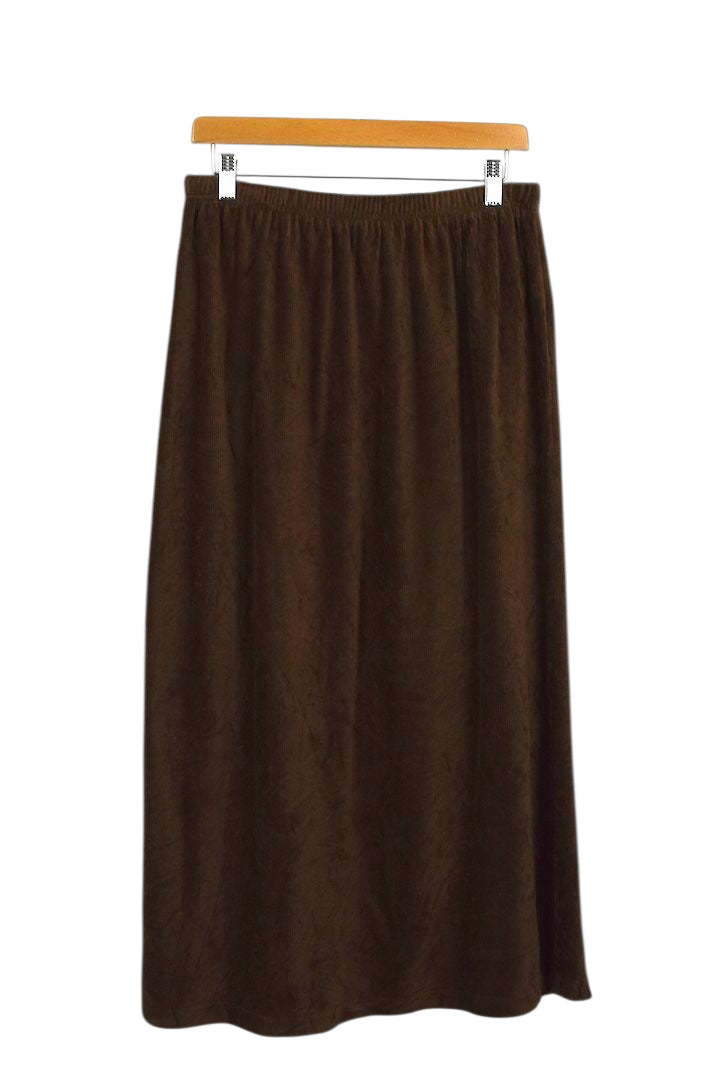 Brown Corduroy Skirt