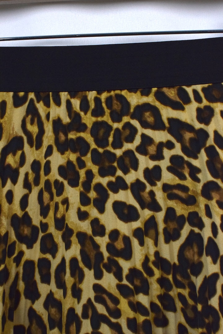 Reworked Leopard Print Skirt