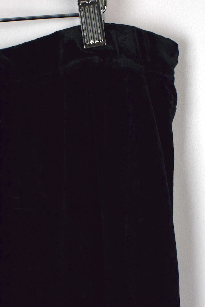 Black Velvet Skirt