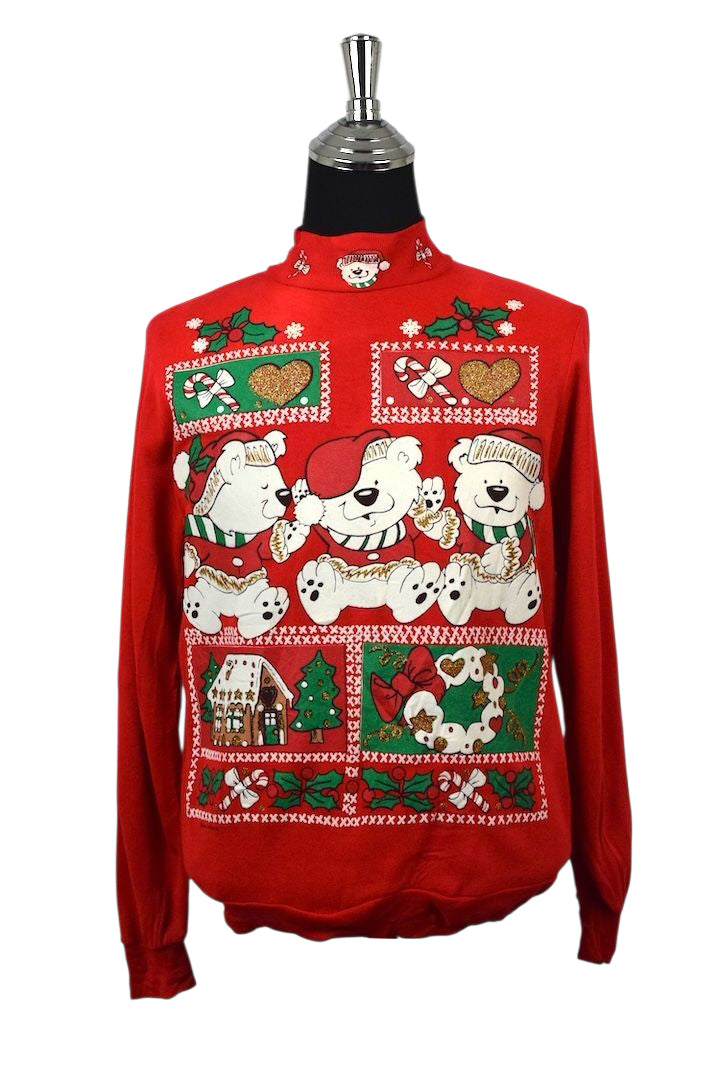 1982 Christmas Bear Sweatshirt
